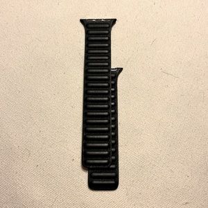 Apple Watch Leather Band, Ink, 41mm, M/L